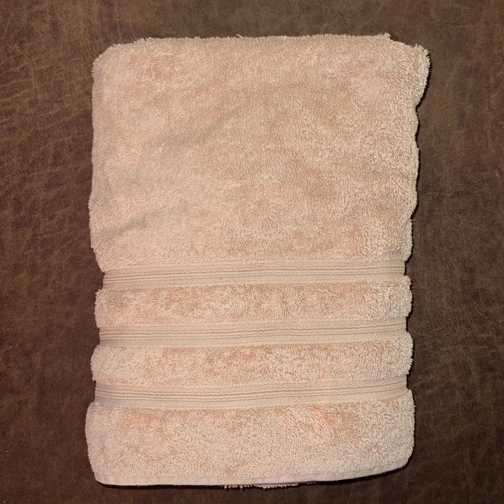 Canopy Beige Tan Cotton Bath Towel